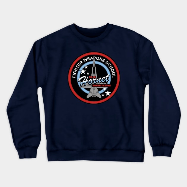 F/A-18 Hornet Patch Crewneck Sweatshirt by TCP